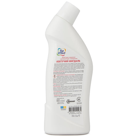 Засіб для чищення сантехнічних поверхонь "Квітучий мигдаль" 800 мл - BIOSSOT
