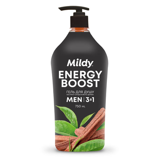 Гель для душу чоловічий 3в1 Energy Boost 750 мл