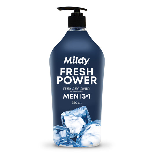 Гель для душу чоловічий 3в1 Fresh Power 750 мл