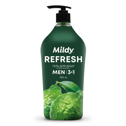 Гель для душу чоловічий 3в1 Refresh 750 мл