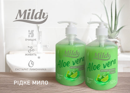 Крем-мило рідке Aloe Vera 520 мл