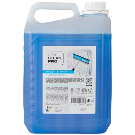 Засіб для миття скляних і дзеркальних поверхонь "Кришталева свіжість" 5 л