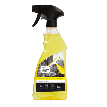 Засіб для скла та дзеркал "Свіжий лимон" 500 мл