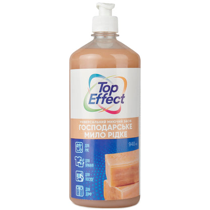 Універсальний миючий засіб "Господарське мило рідке" 940 мл