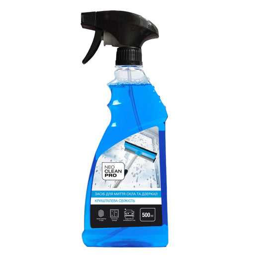 Засіб для миття скляних і дзеркальних поверхонь "Кришталева свіжість" 500 мл